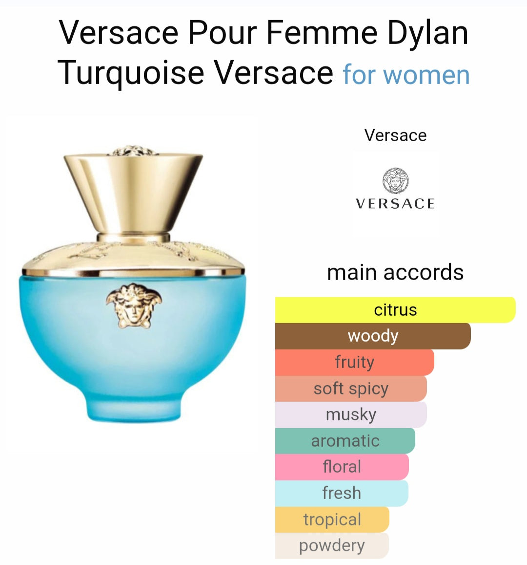 Versace Pour Femme Dylan Turquoise Eau De Toilette (Xurry)