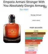 Armani Stronger With You absolutely for men - 100ml